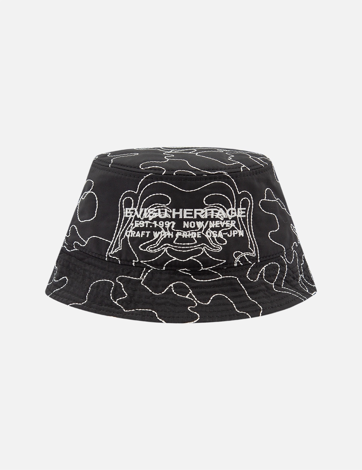 ALLOVER GODHEAD CAMOUFLAGE EMBROIDERY BUCKET HAT - 2