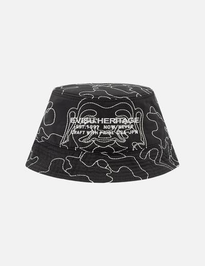 EVISU ALLOVER GODHEAD CAMOUFLAGE EMBROIDERY BUCKET HAT outlook
