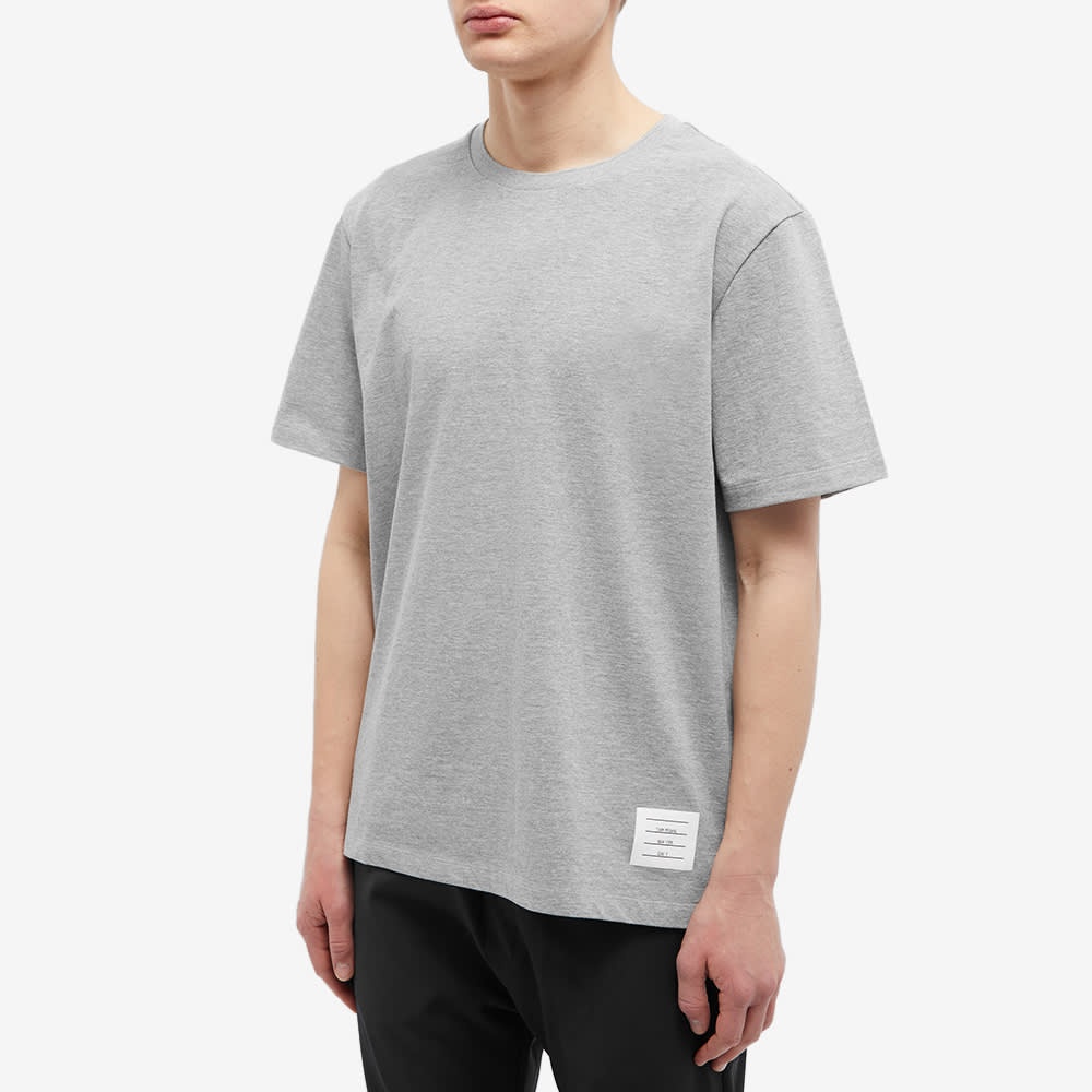 Thom Browne Relaxed Fit Side Split Classic T-Shirt - 2