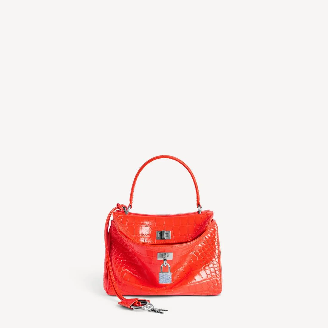 Women's Rodeo Handbag Mini With Rhinestones in Pop Orange - 1