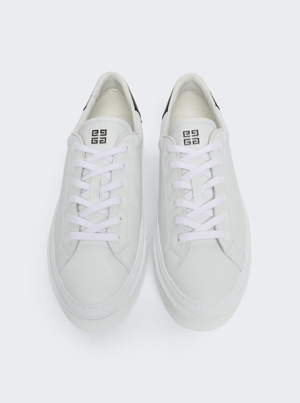 City Sport Lace-Up Sneaker White and Black - 4