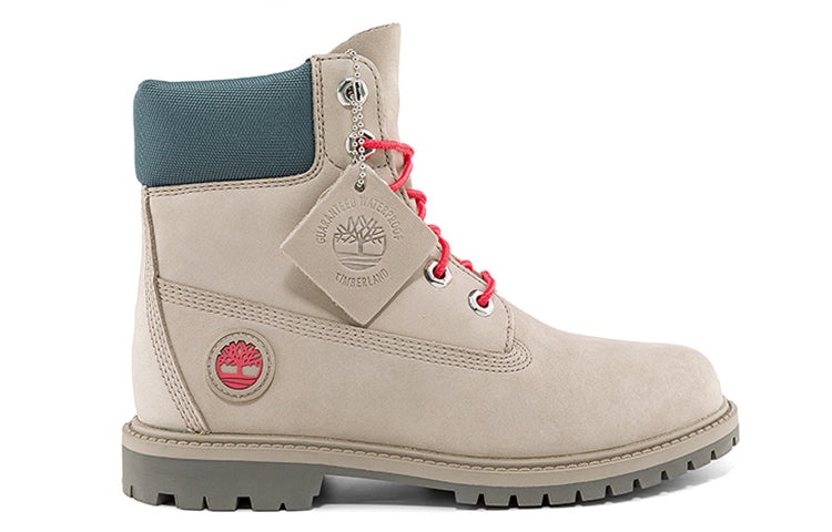 (WMNS) Timberland Heritage 6 Inch Boots 'Beige Nubuck' A5M8ZW - 2