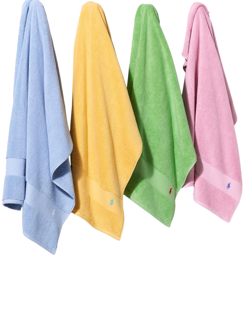 Polo Player Cotton Towel Collection - Corn Yellow 8