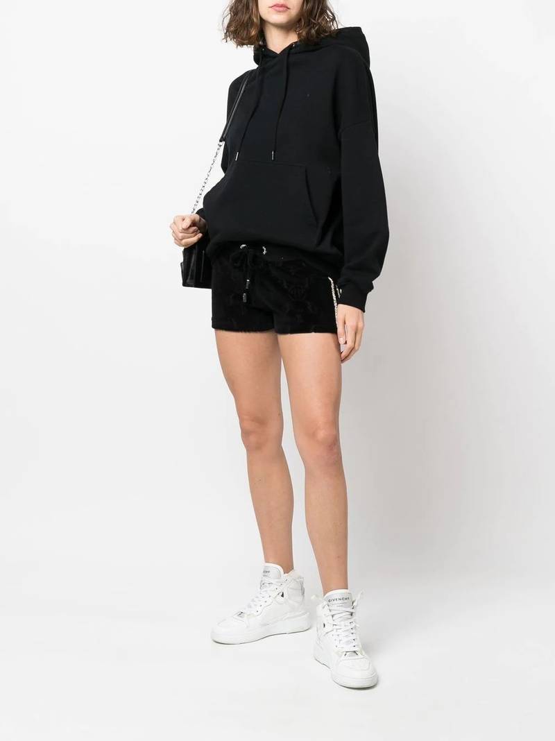 PHILIPP PLEIN Monogram drawstring shorts outlook