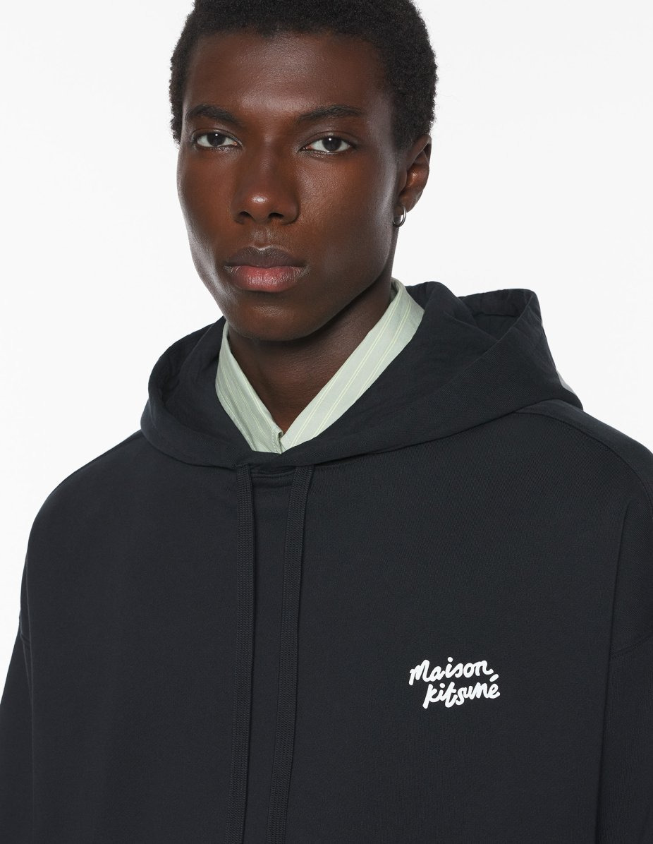 MAISON KITSUNE HANDWRITING OVERSIZE HOODIE - 4