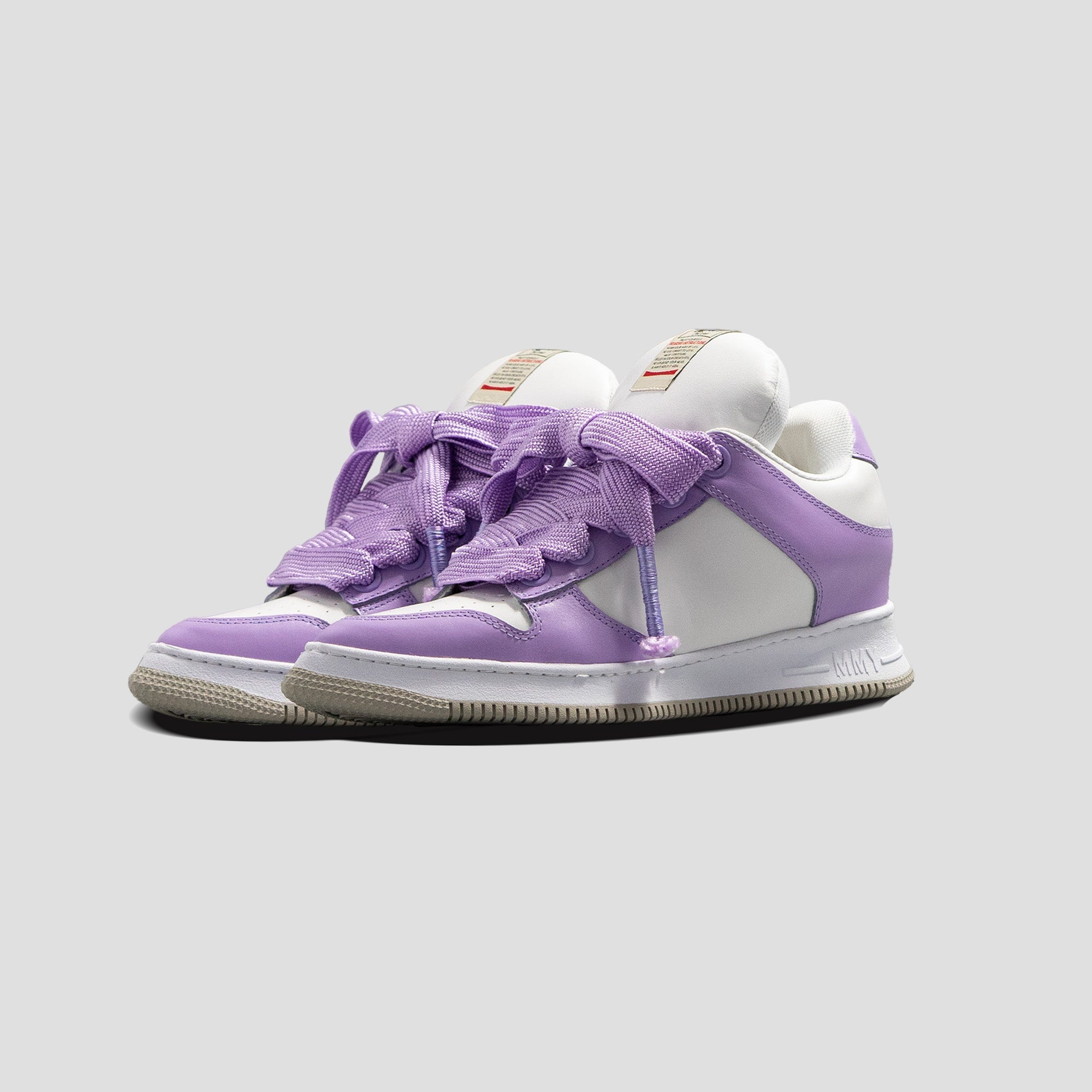 ROSY DAD OG SOLE MID-TOP PUFFER LEATHER SOLE SNEAKERS - 2