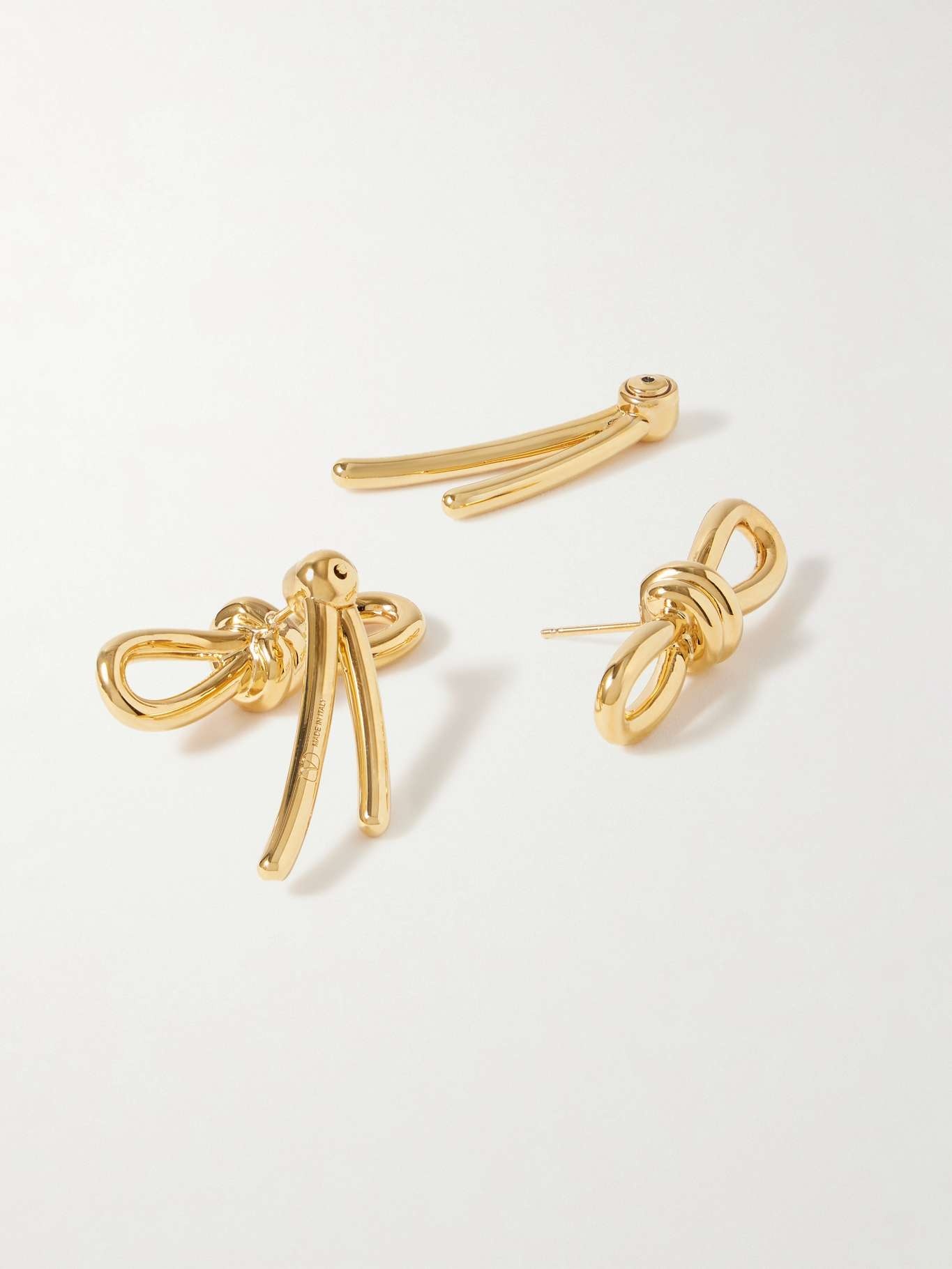 Scoobie gold-tone earrings - 3