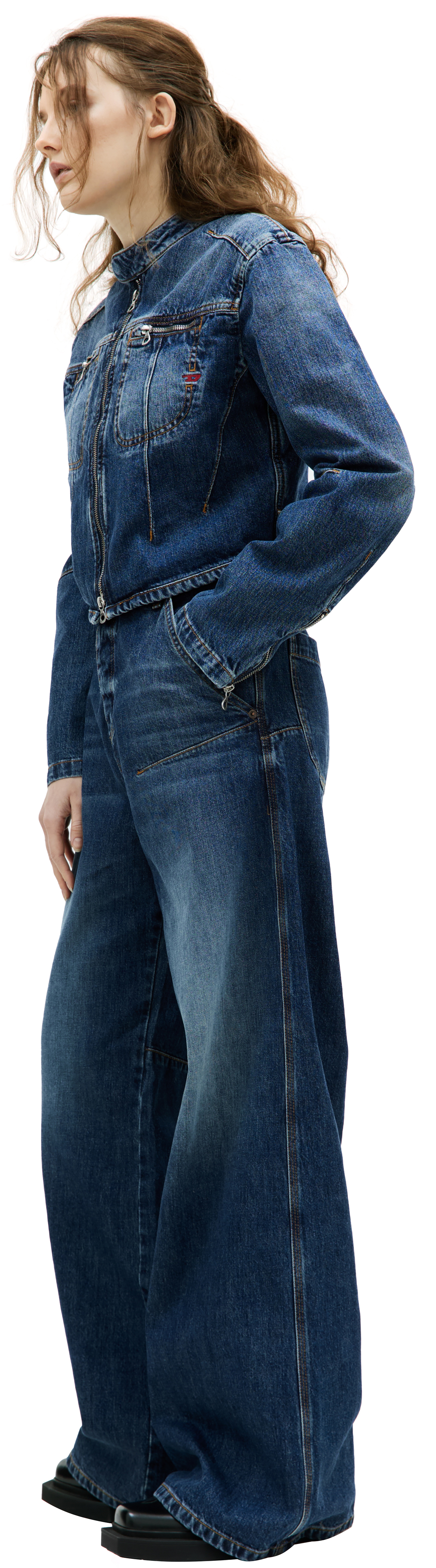 ZIP UP DENIM JACKET - 2