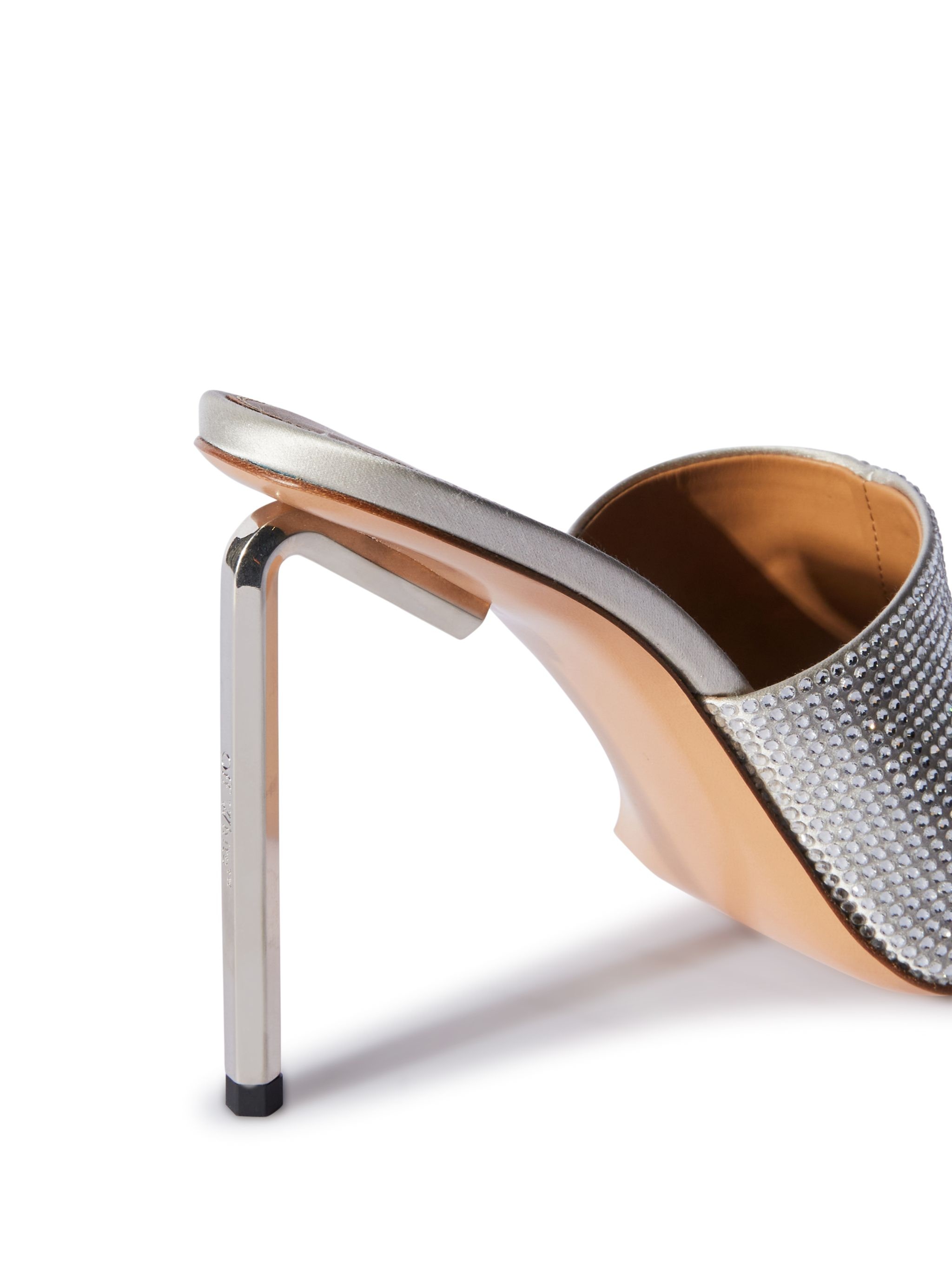 Shiny Allen Satin Mule - 5