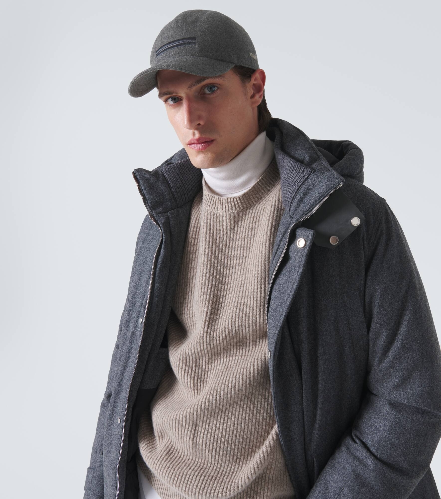 Cashmere baseball cap - 2