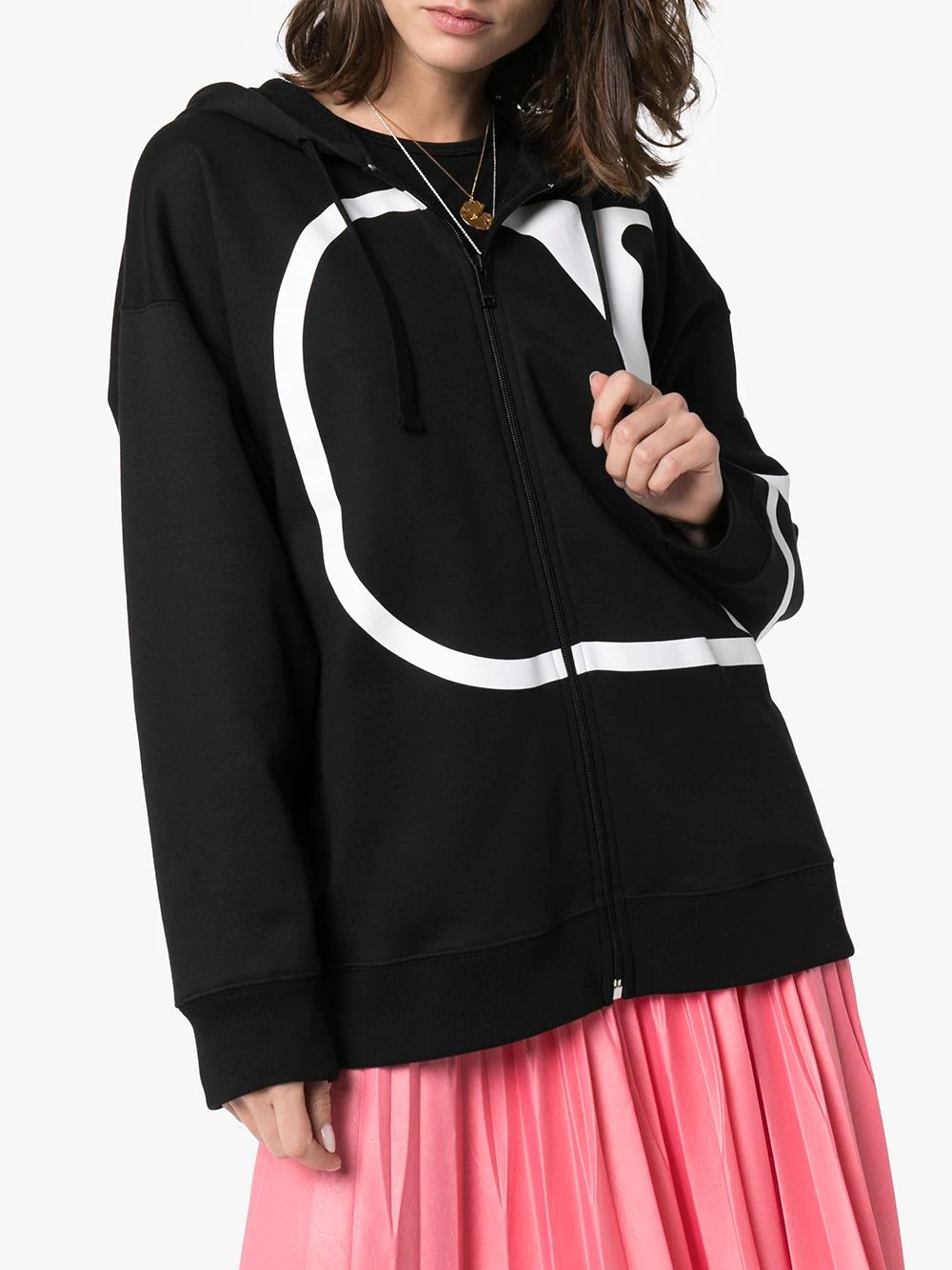 VLOGO zipped hoodie - 3