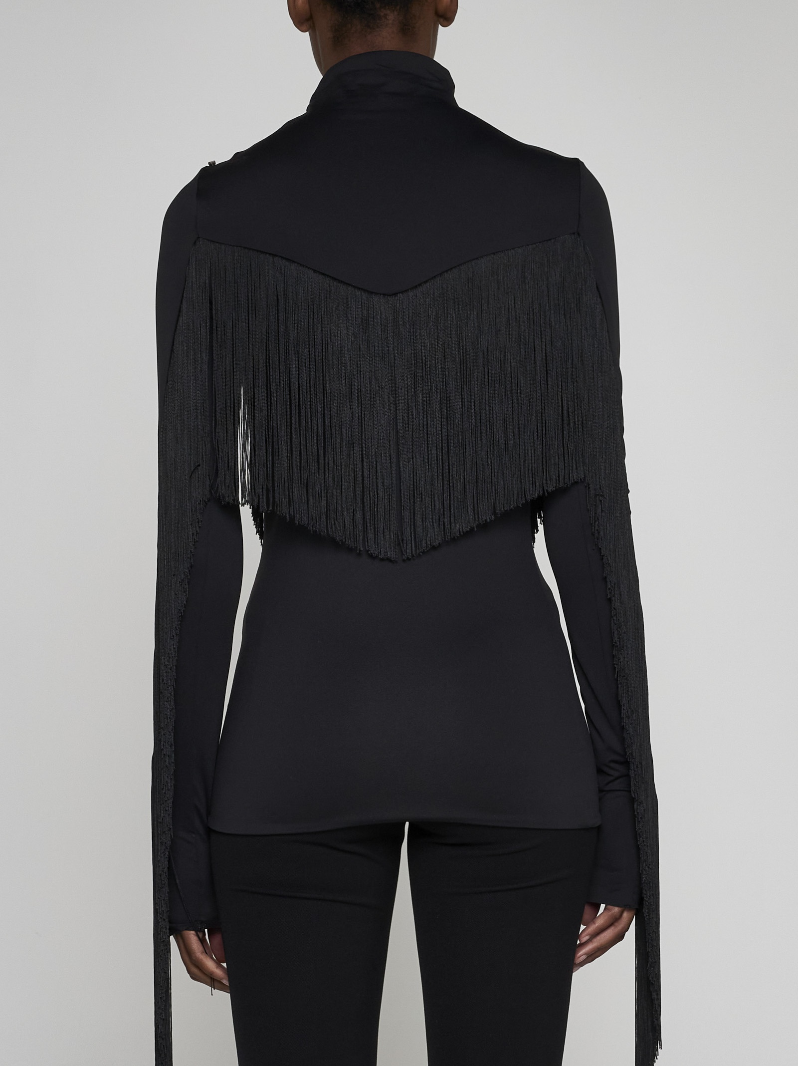 Wien fringed turtleneck - 4