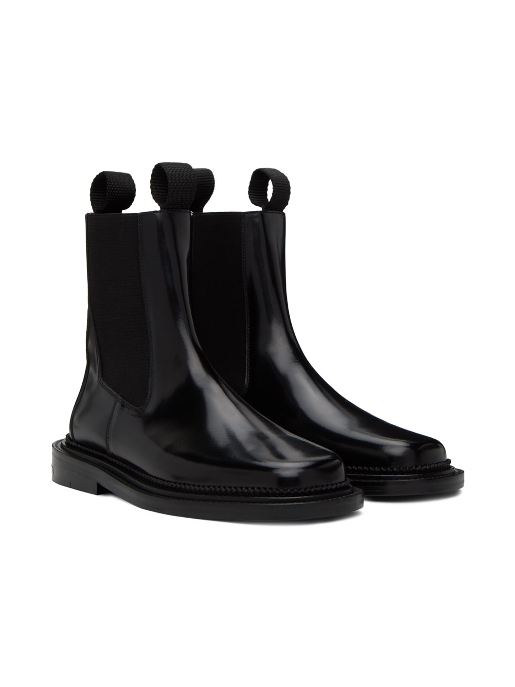 Black Hardware Chelsea Boots - 4