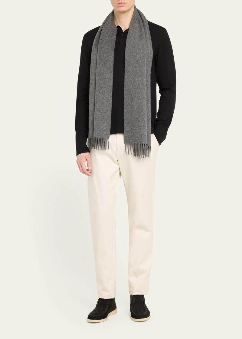 Loro Piana Men's Grande Unita Cashmere Scarf outlook