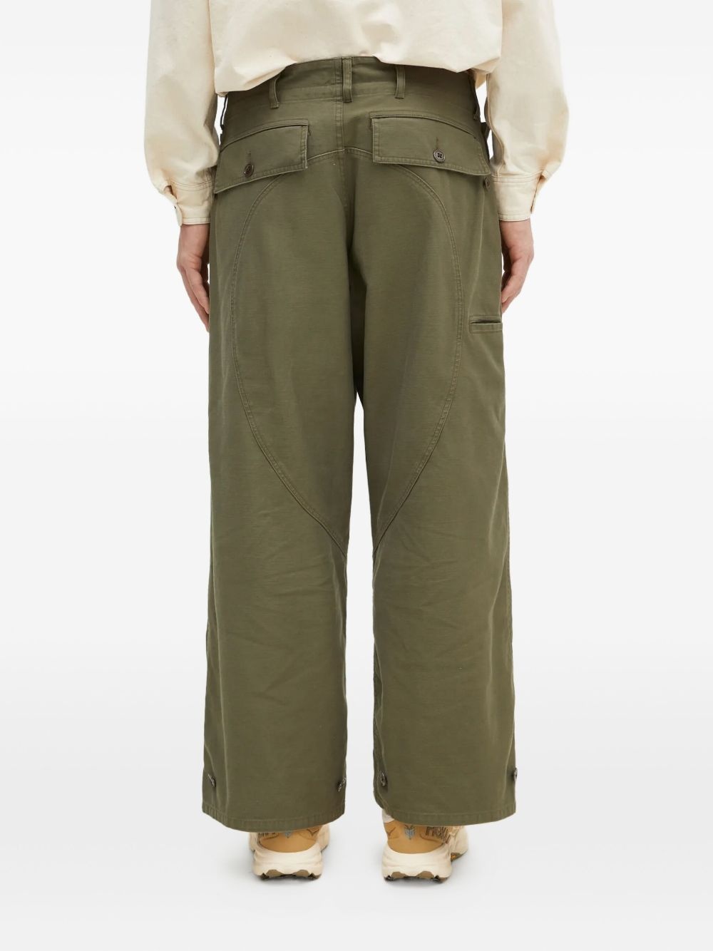 multi-pocket cargo trousers - 4