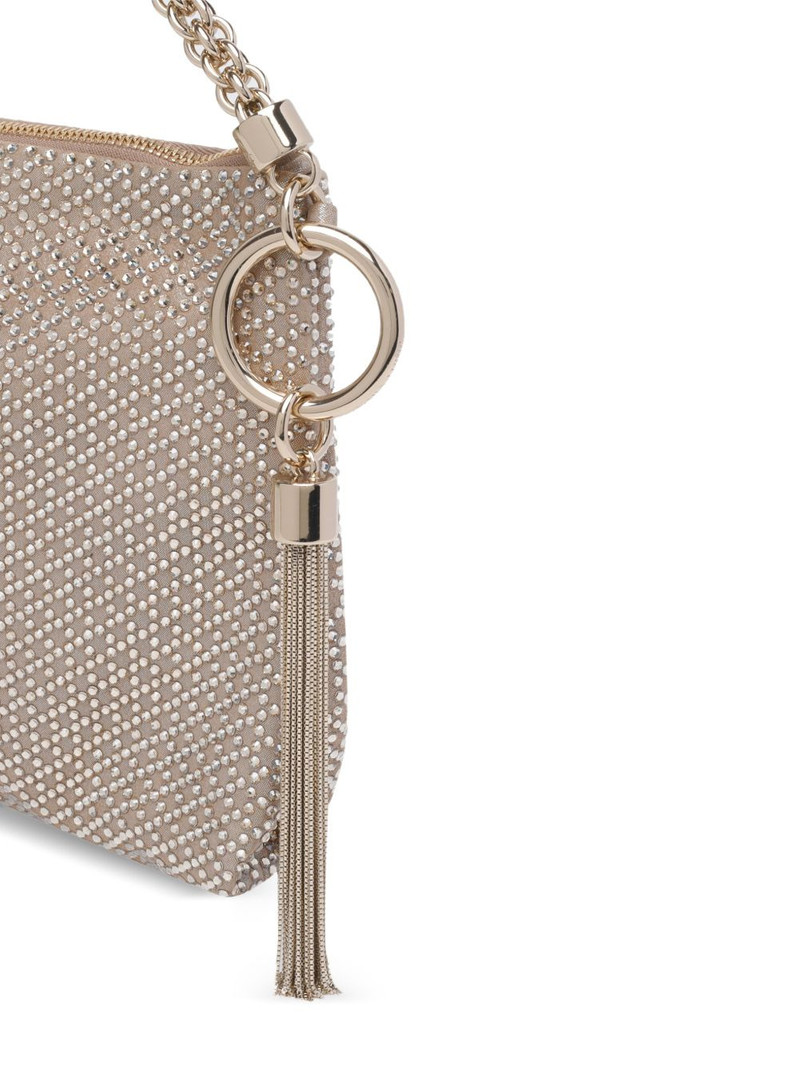 Callie chain crystal-embellishment clutch 3