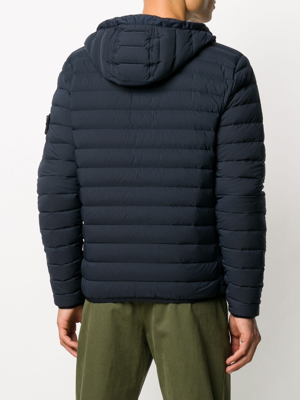 logo patch down  jacket - 4