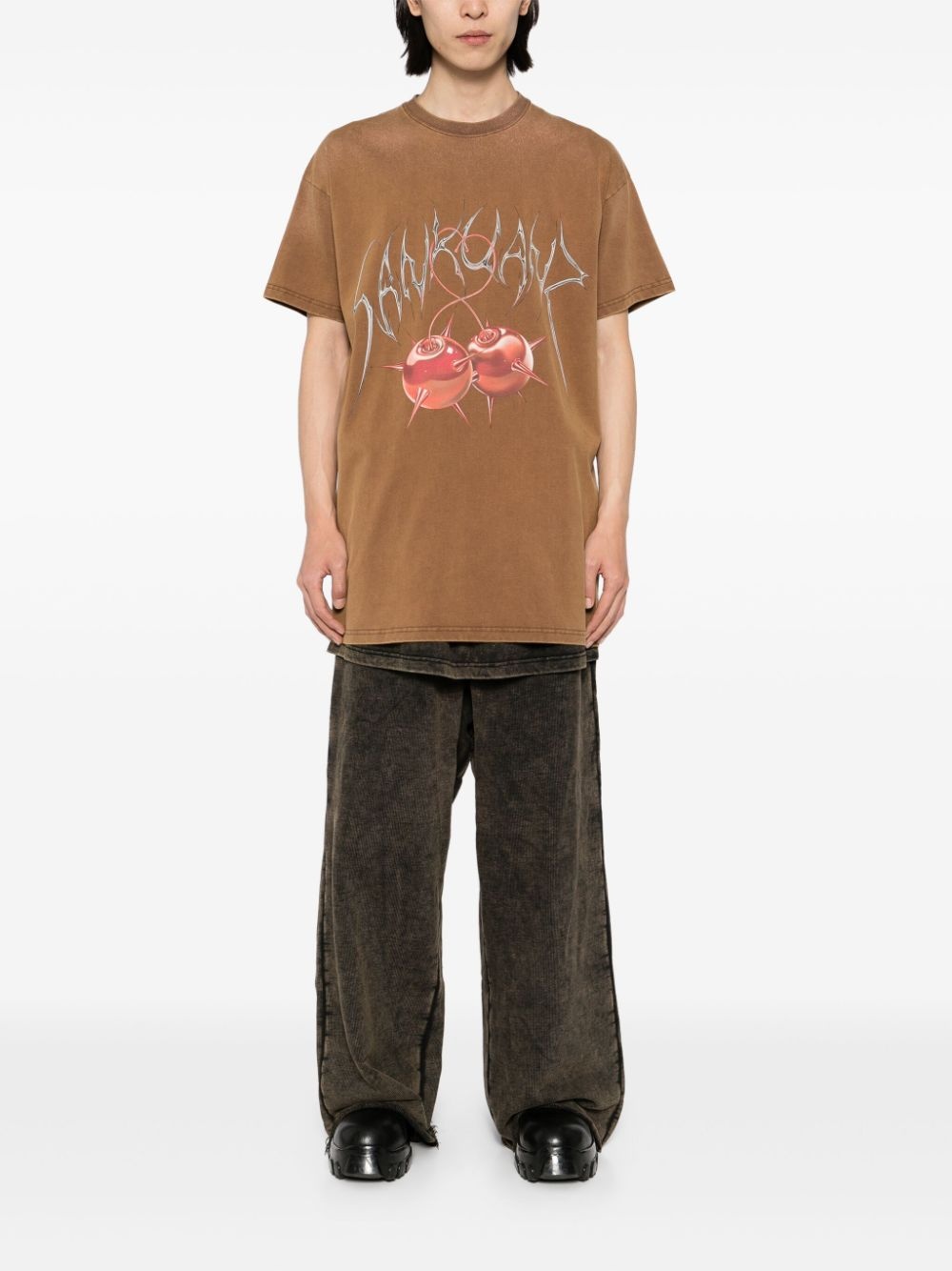 logo-print T-shirt - 2