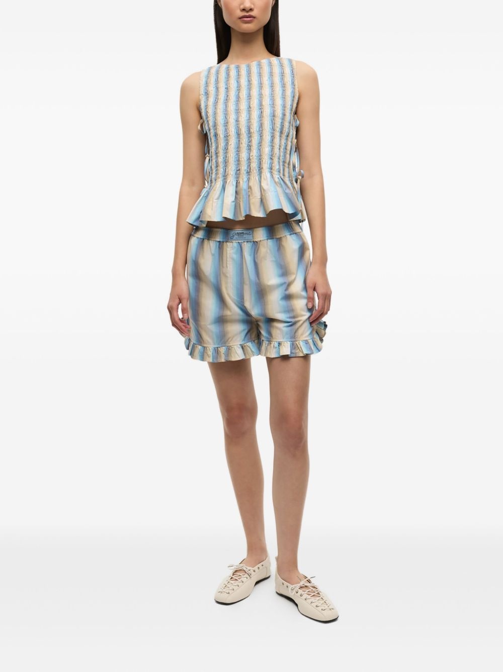 striped shorts - 2