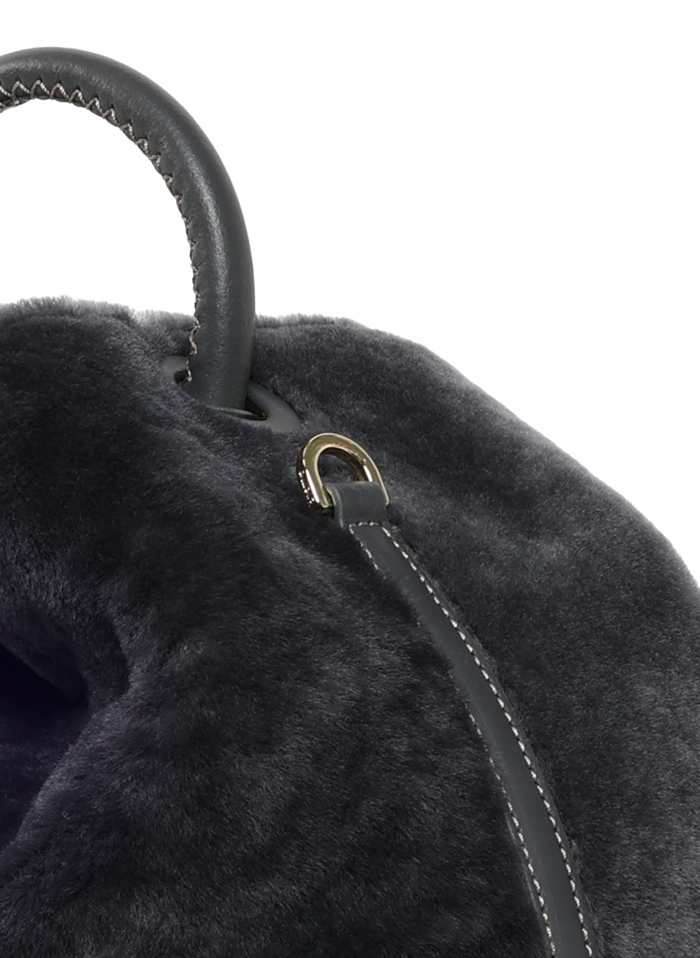 Raisin Shearling Montone Ardesia - 4