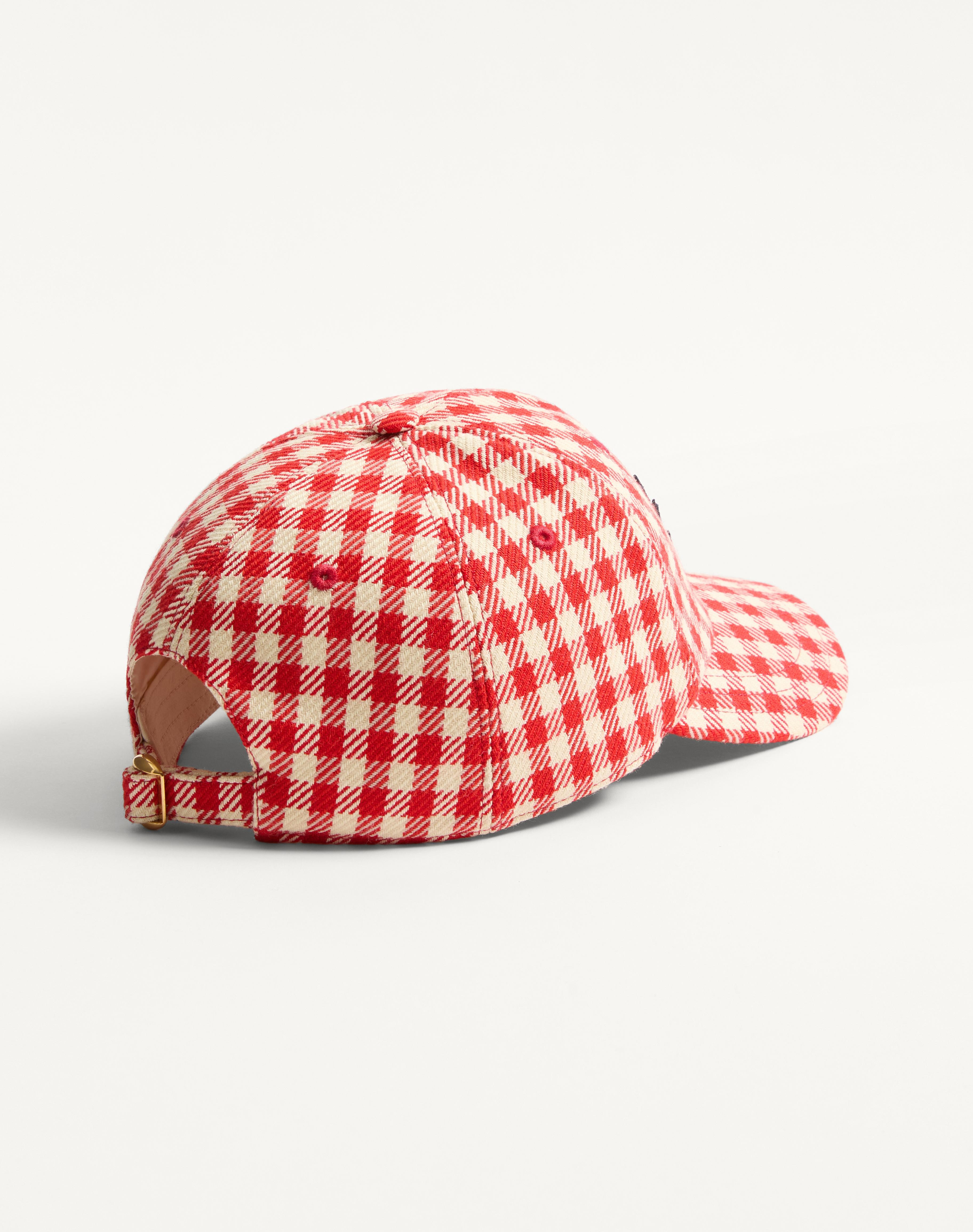 VALENTINO GARAVANI BASEBALL CAP IN COTTON AND WOOL WITH PATCH - 4