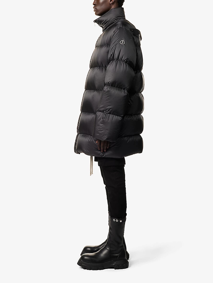 Rick Owens x Moncler Cyclopic relaxed-fit shell-down coat - 3