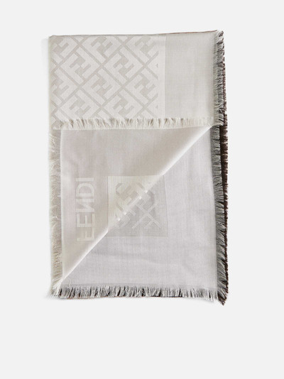 FENDI FF gradient silk and wool shawl outlook