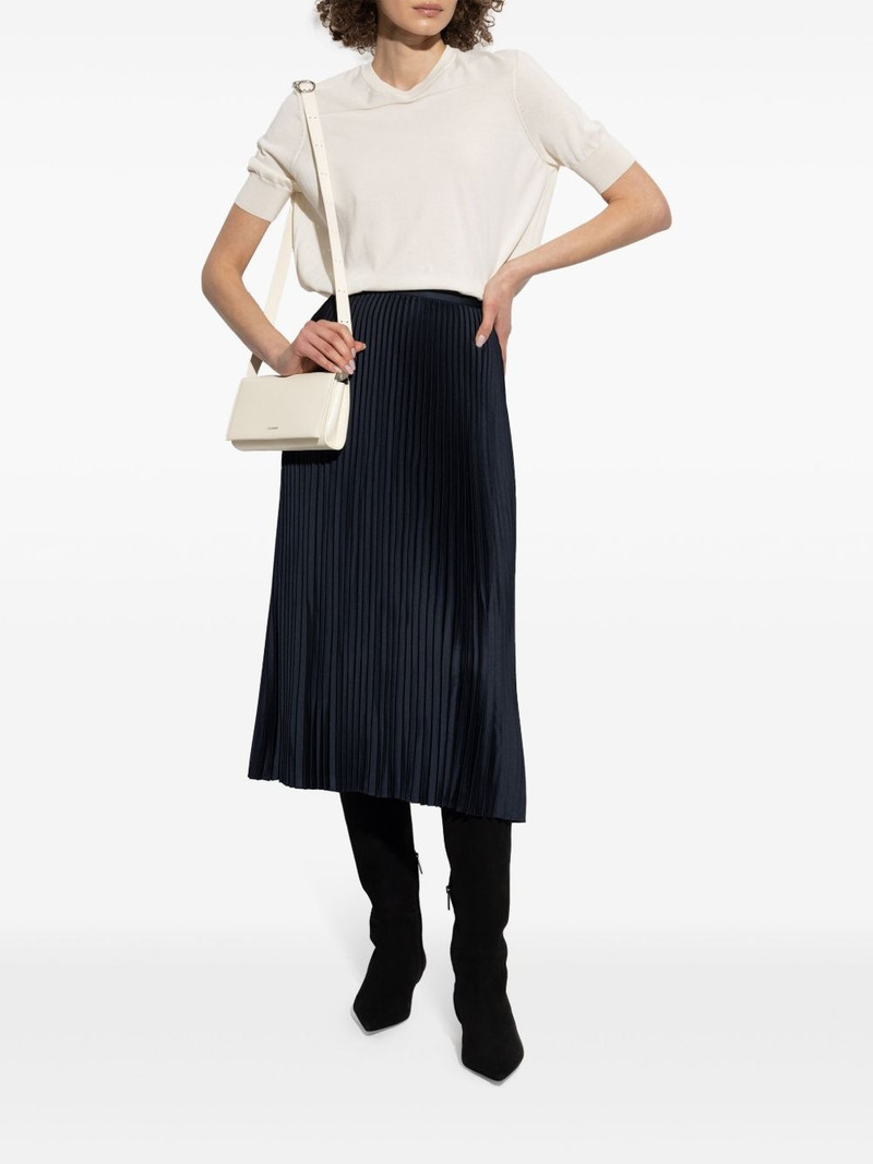 Theory pleated midi skirt outlook