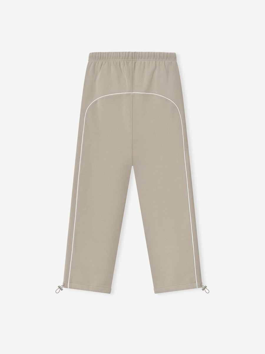Relaxed Fleece Sweatpant With Piping - 5