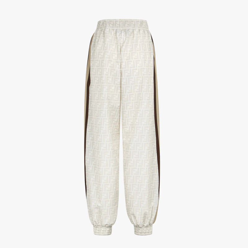 FENDI White nylon pants outlook