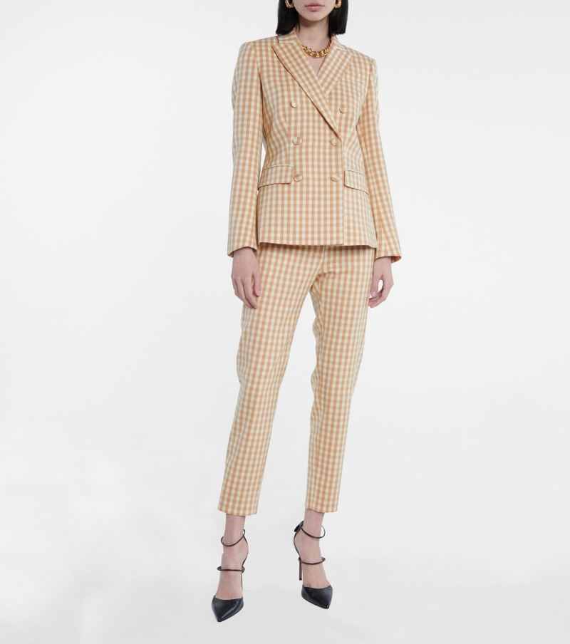 Altuzarra Beatrix gingham wool-blend blazer outlook