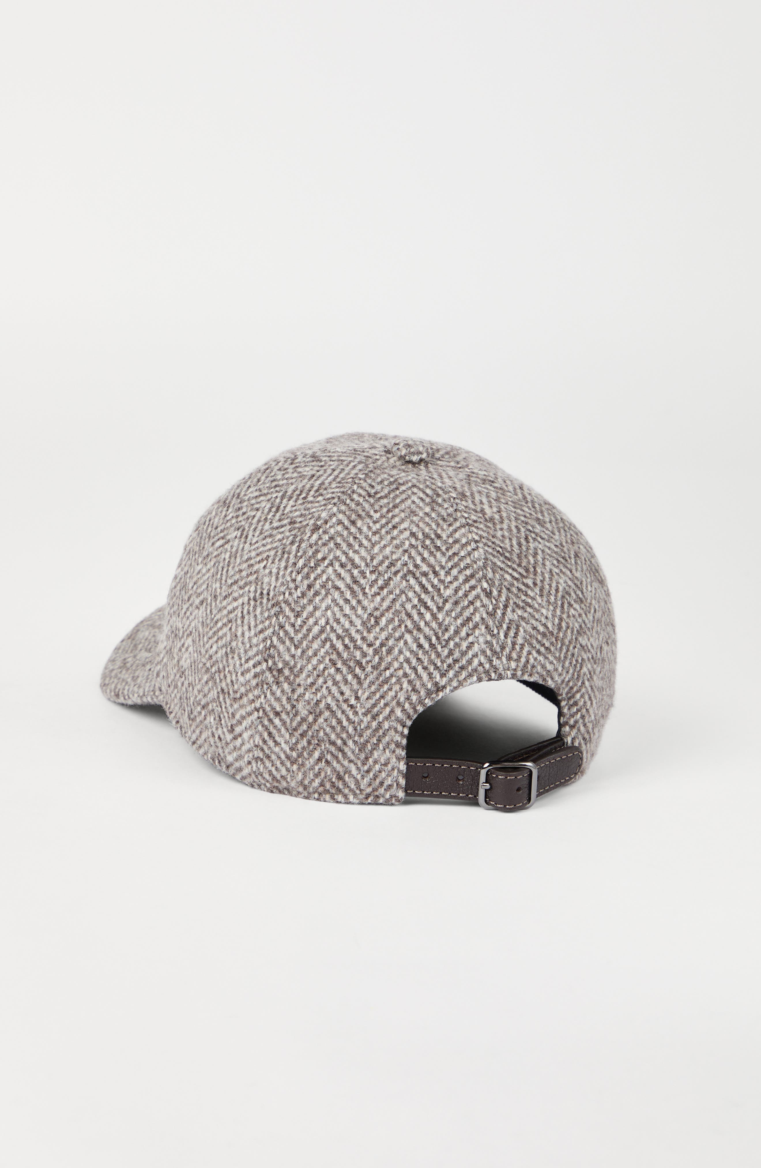 Brunello Cucinelli Tweed baseball cap with monili in Brown at Nordstrom - 3
