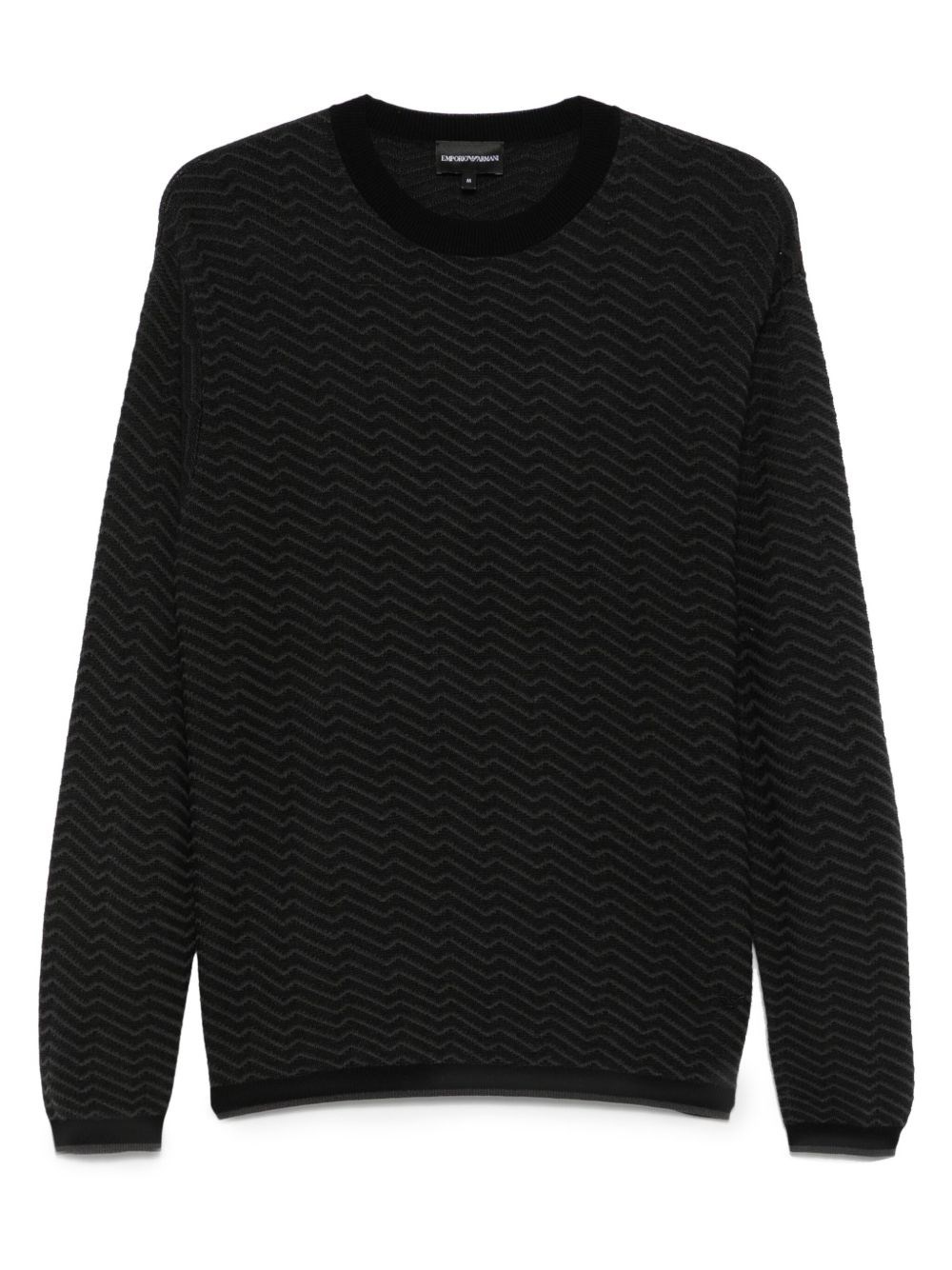 Wool blend crewneck sweater - 1