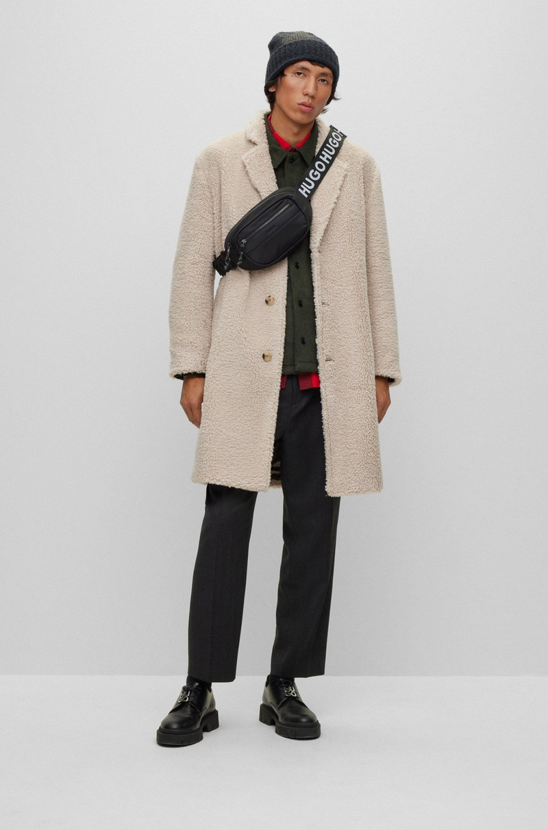 HUGO REGULAR-FIT COAT WITH VINTAGE-STYLE BUTTONS outlook