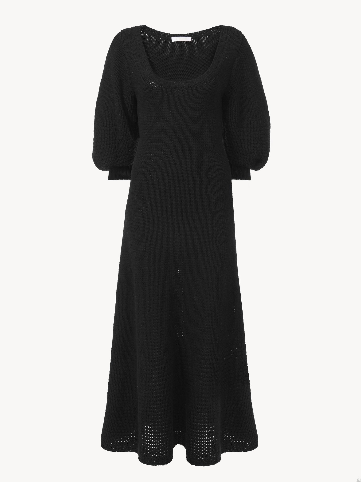 FLARED KNITTED DRESS - 3