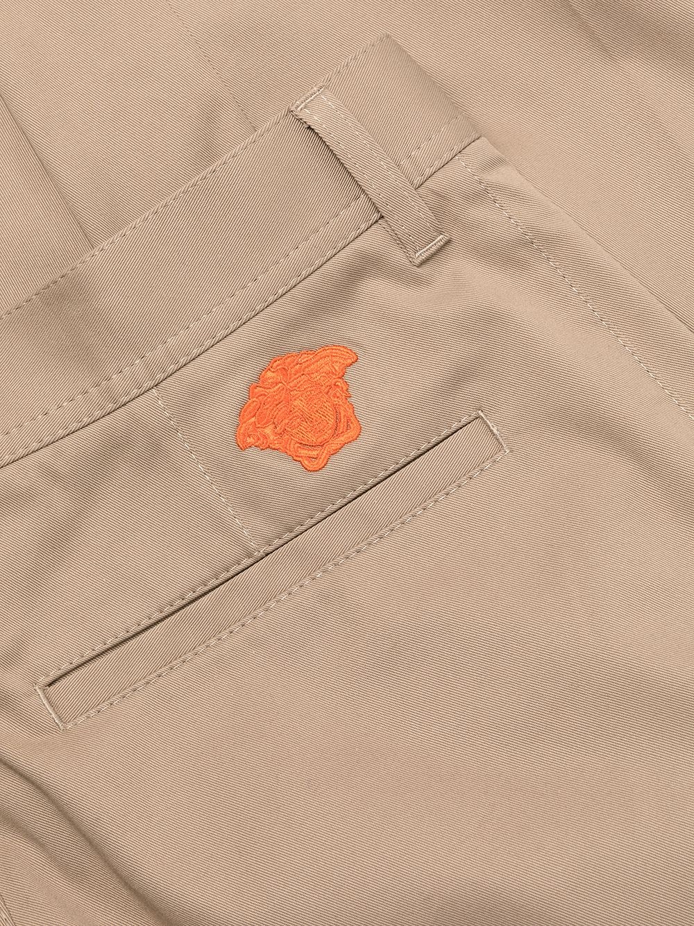 Medusa motif gabardine chinos - 6