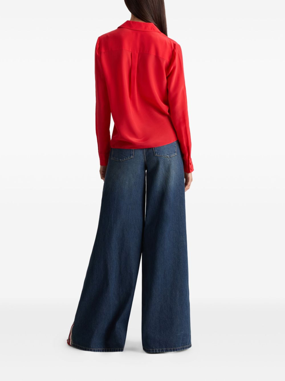 silk blouse - 4