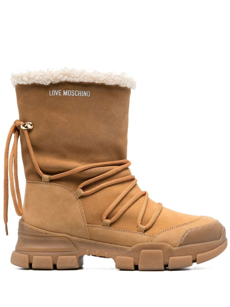 leather lace-up boots 1