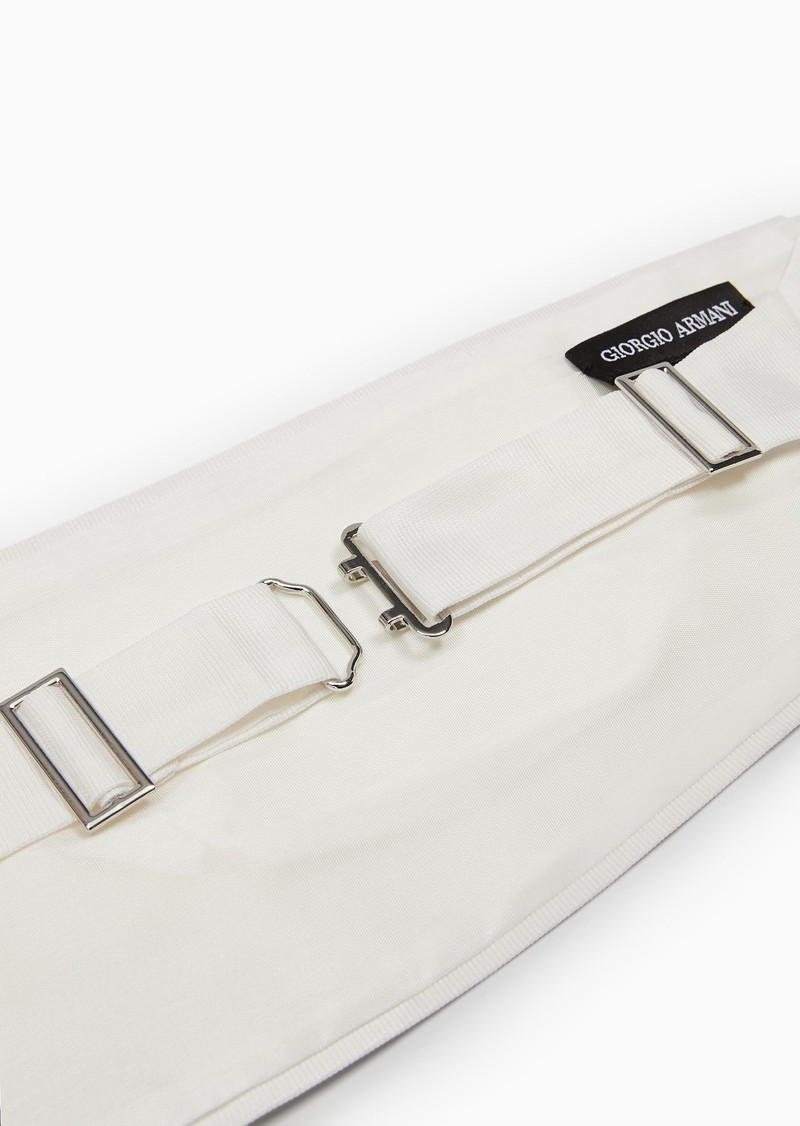 Silk-satin tuxedo cummerbund 3