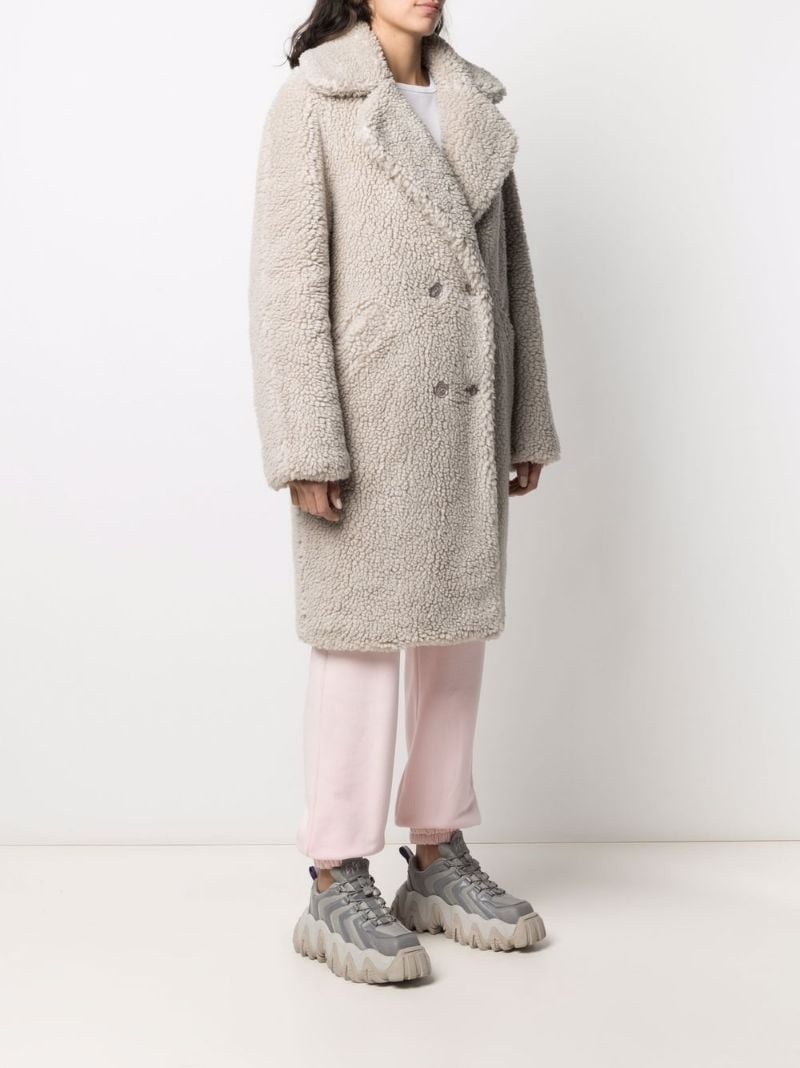 Teddy Bear oversized cocoon coat - 4