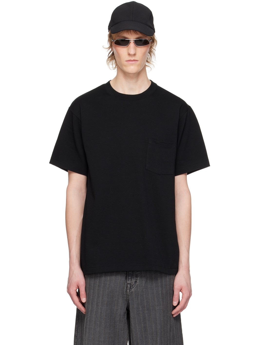 Black Patch Pocket T-Shirt - 1