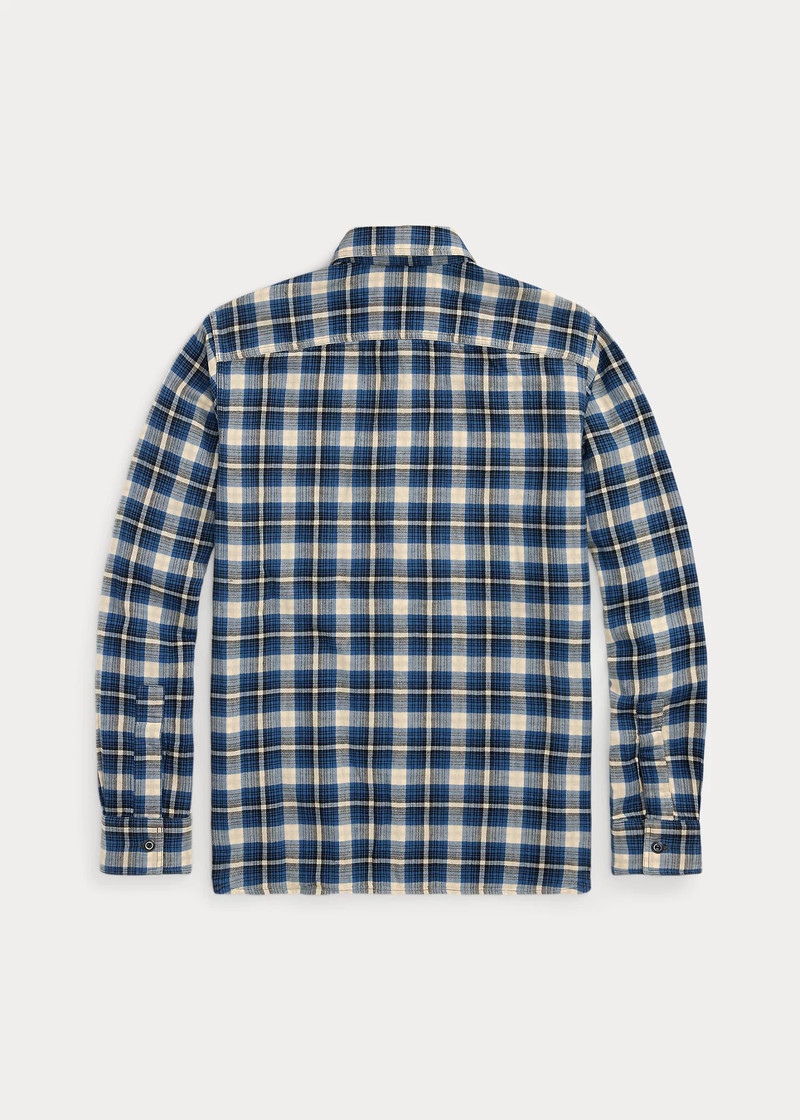 RRL by Ralph Lauren Plaid Double-Faced Workshirt outlook