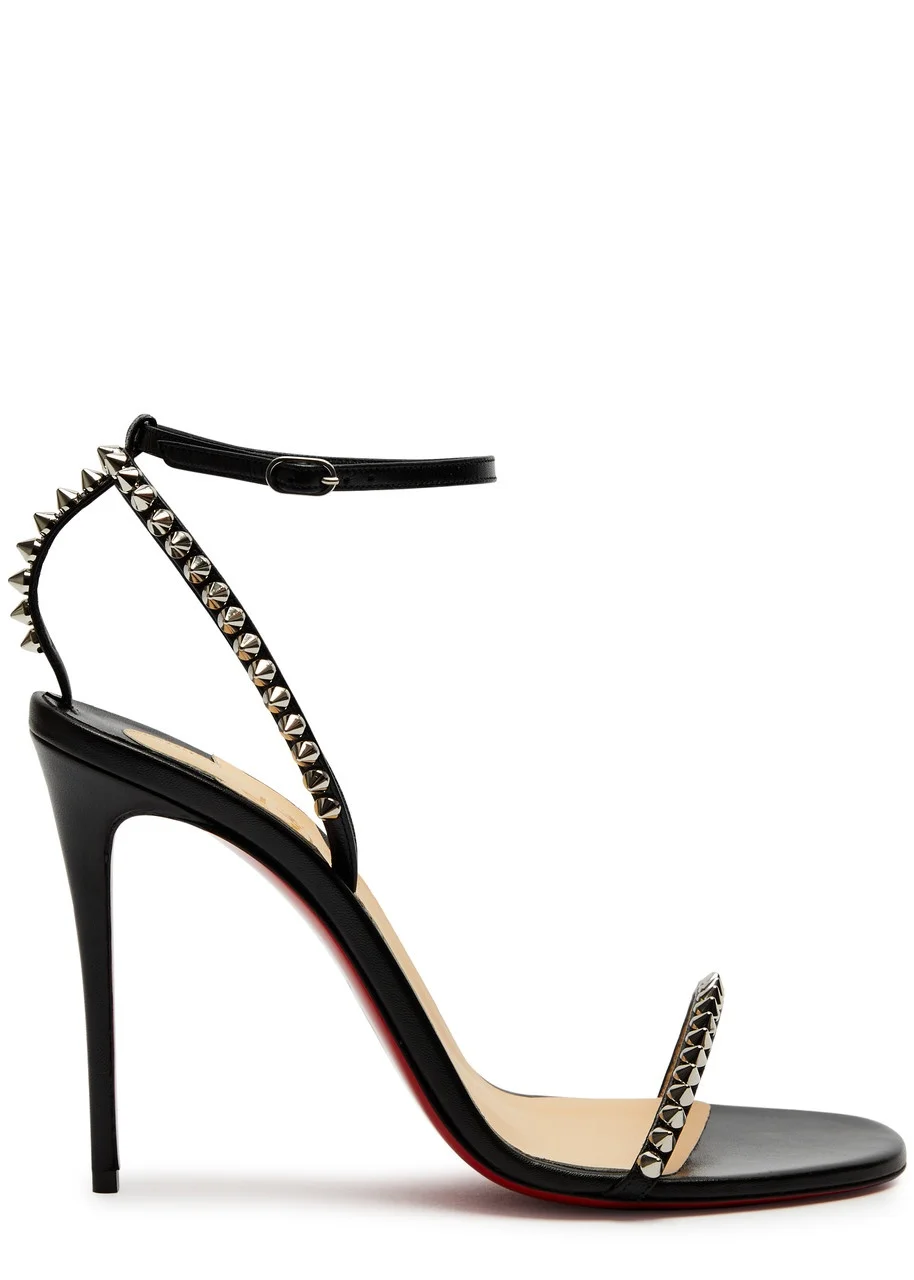 Christian Louboutin So Me 100 Studded Leather Sandals - 1