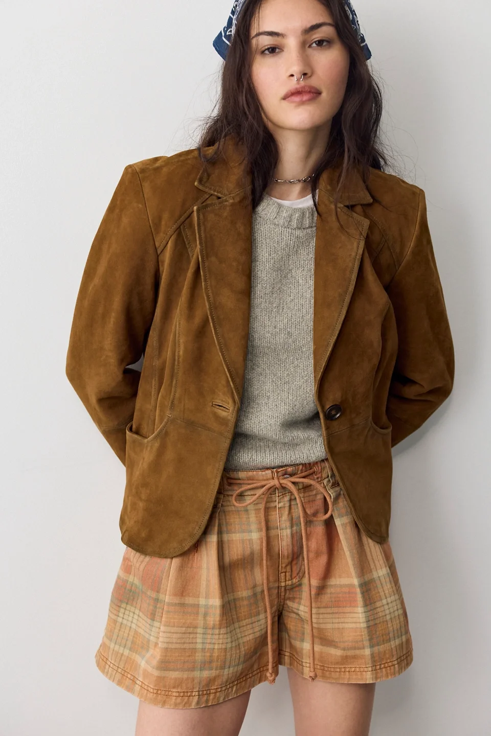 We The Free Julien Plaid Chino Shorts - 1