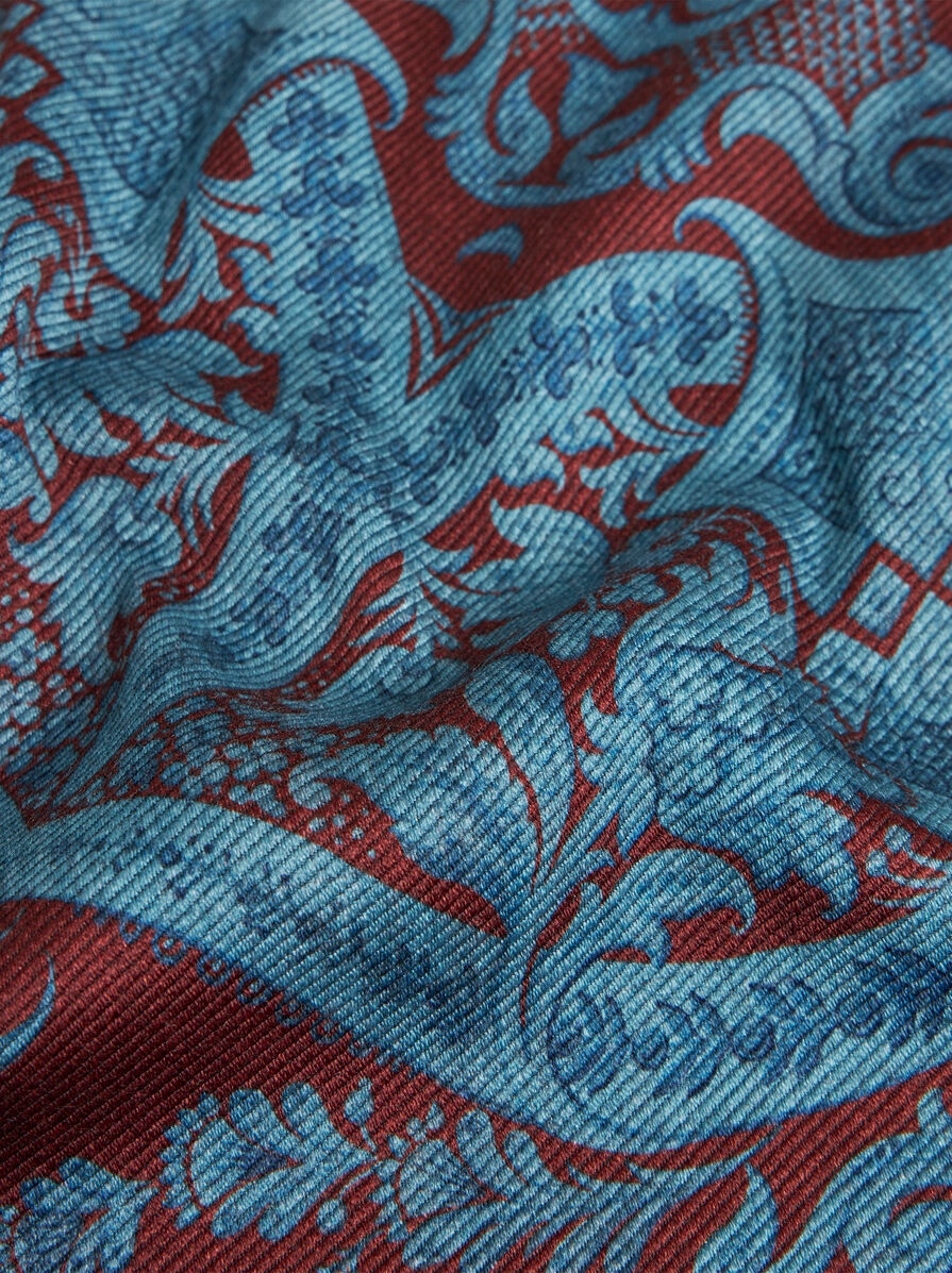 WOOL CAPE WITH PRINT - 6