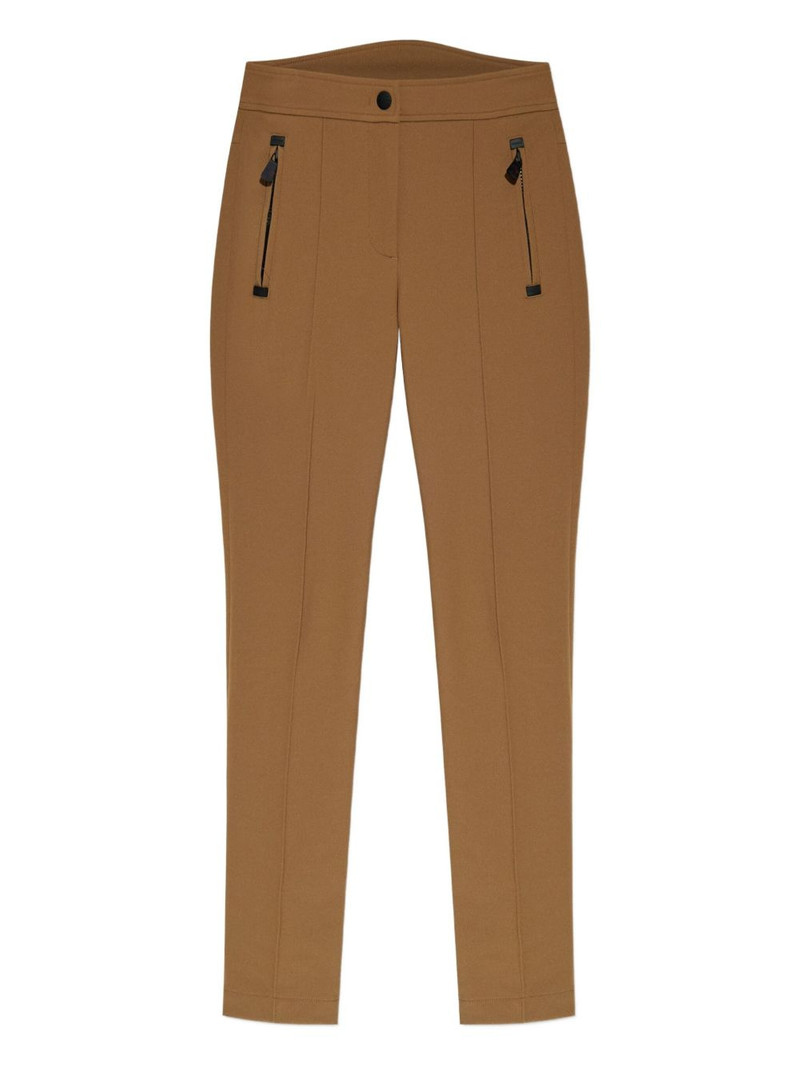 zip-detail trousers 1