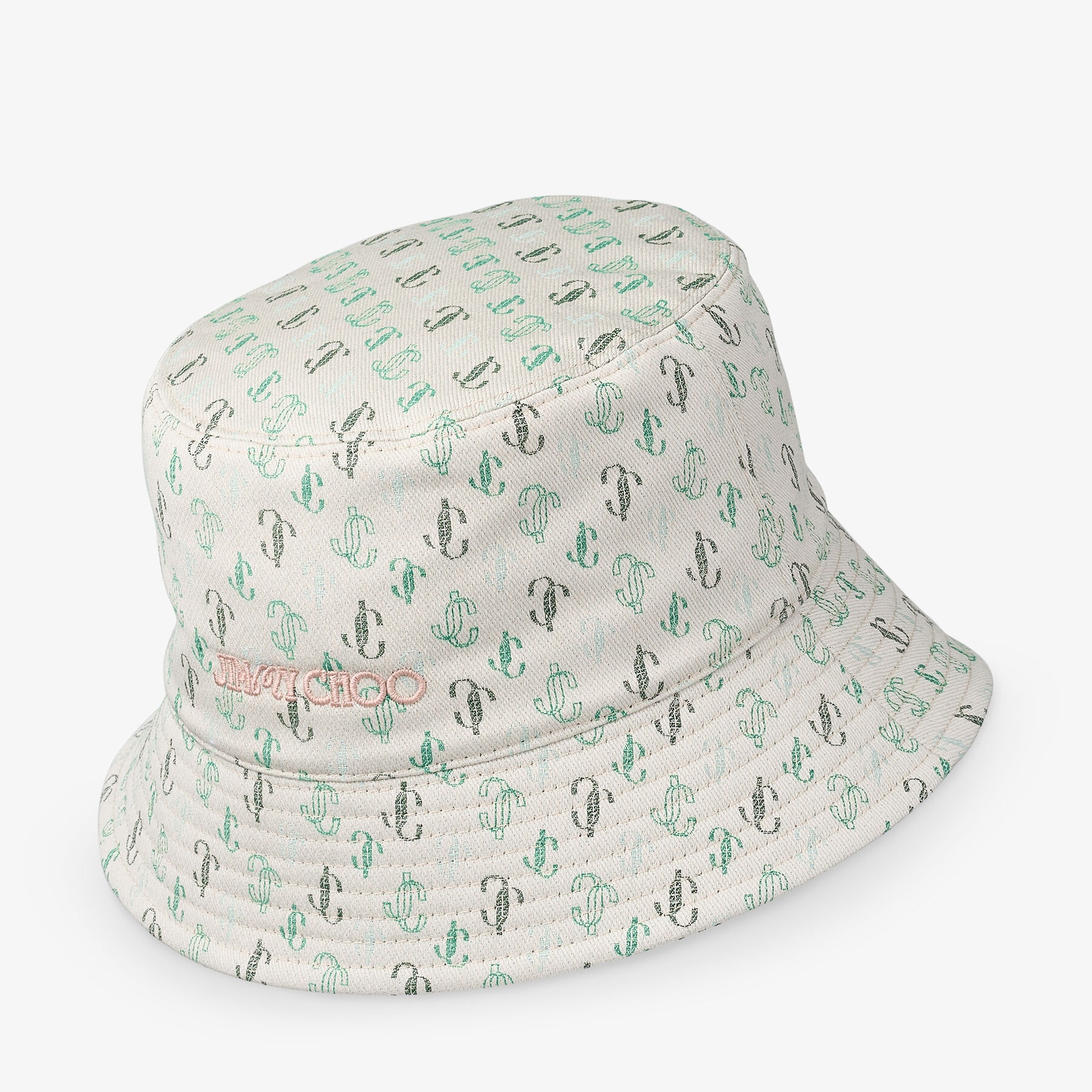 Jimmy Choo / Malbon 2.0 Monogram Bucket Hat
Monogram Embroidered Jacquard Bucket Hat - 4