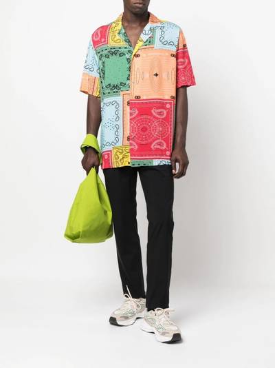 Marcelo Burlon County Of Milan bandana-print Cuban shirt outlook