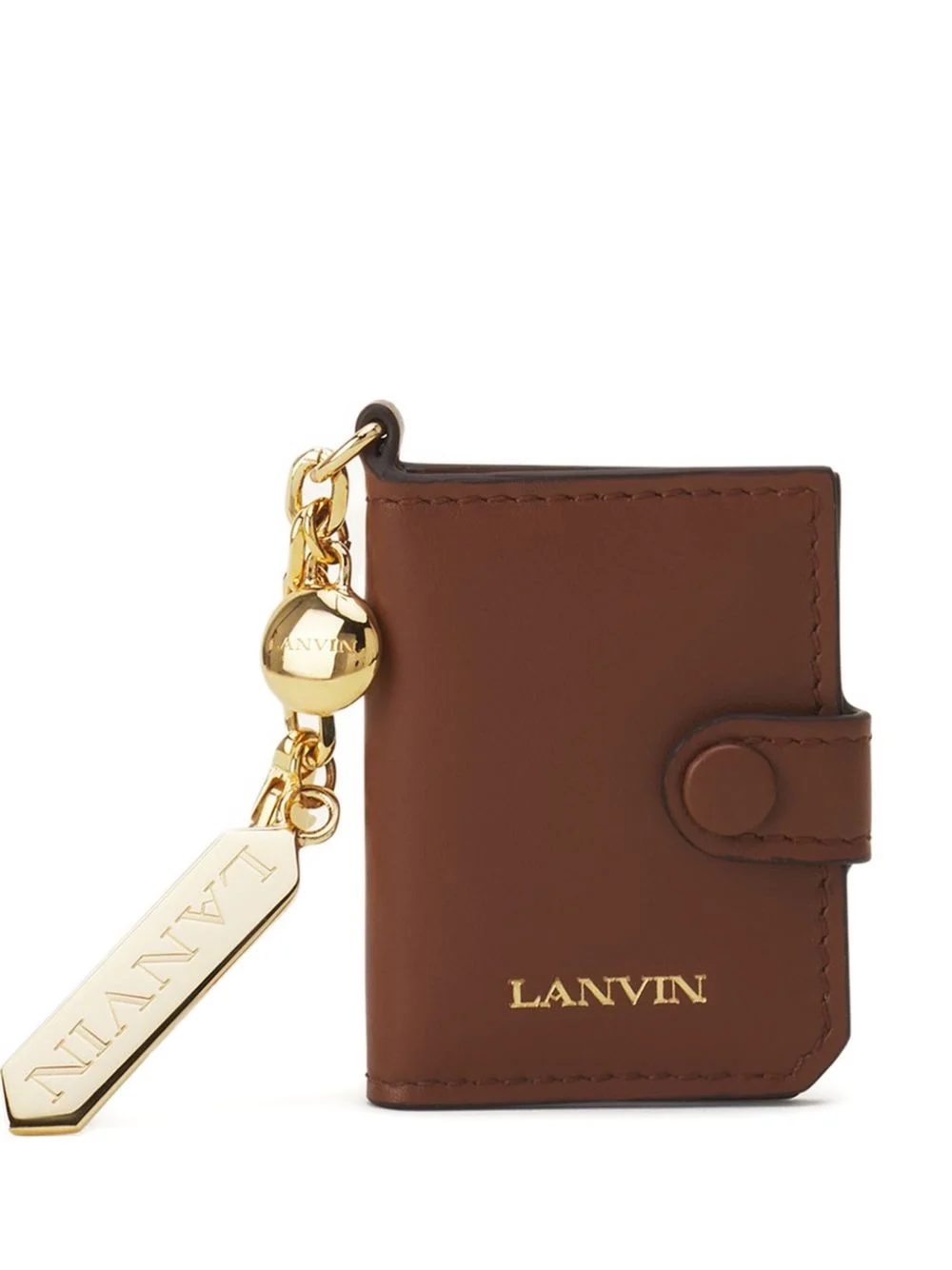 leather keyring cardholder - 1
