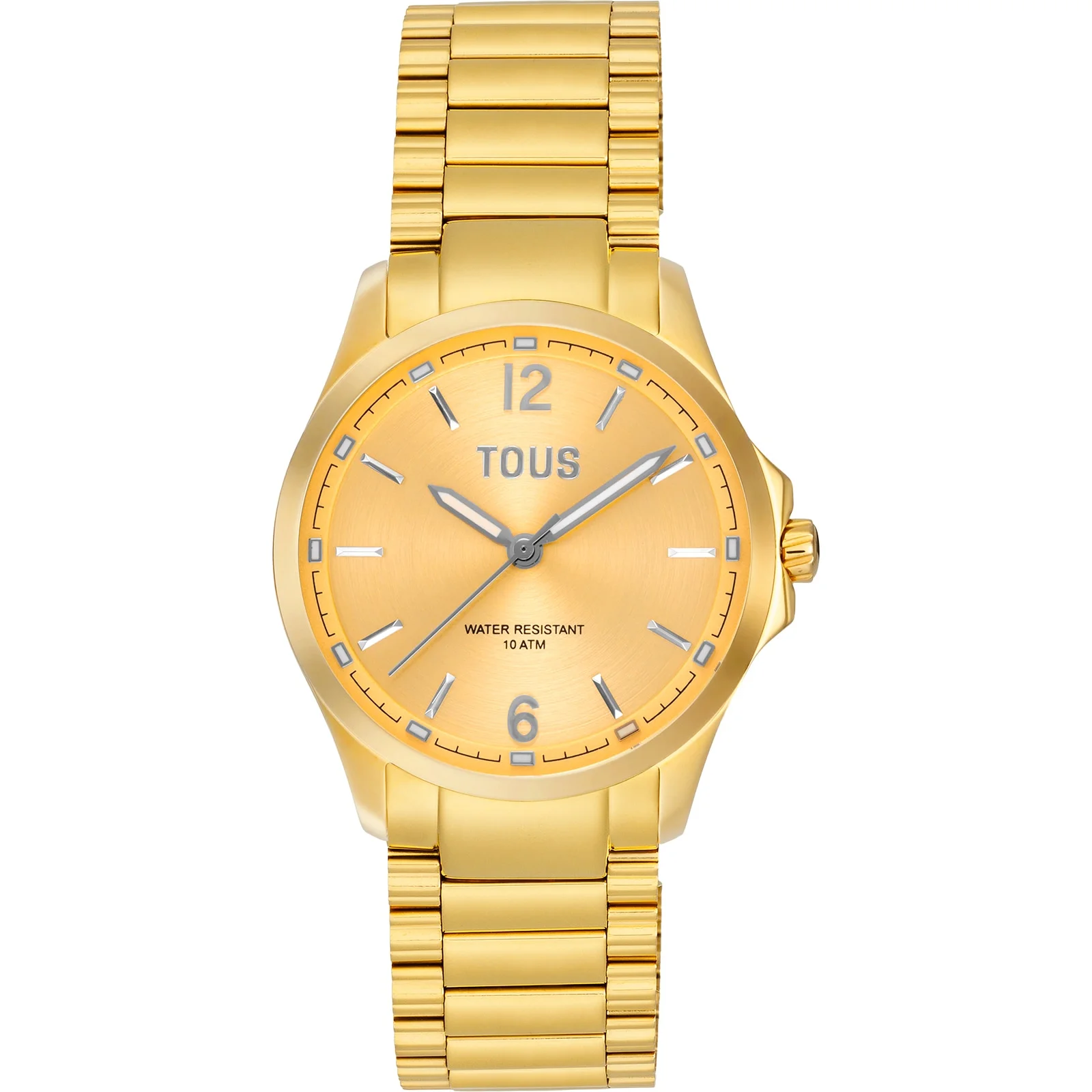 Analog watch with gold-colored steel bracelet TOUS DRIVE NEW - 1
